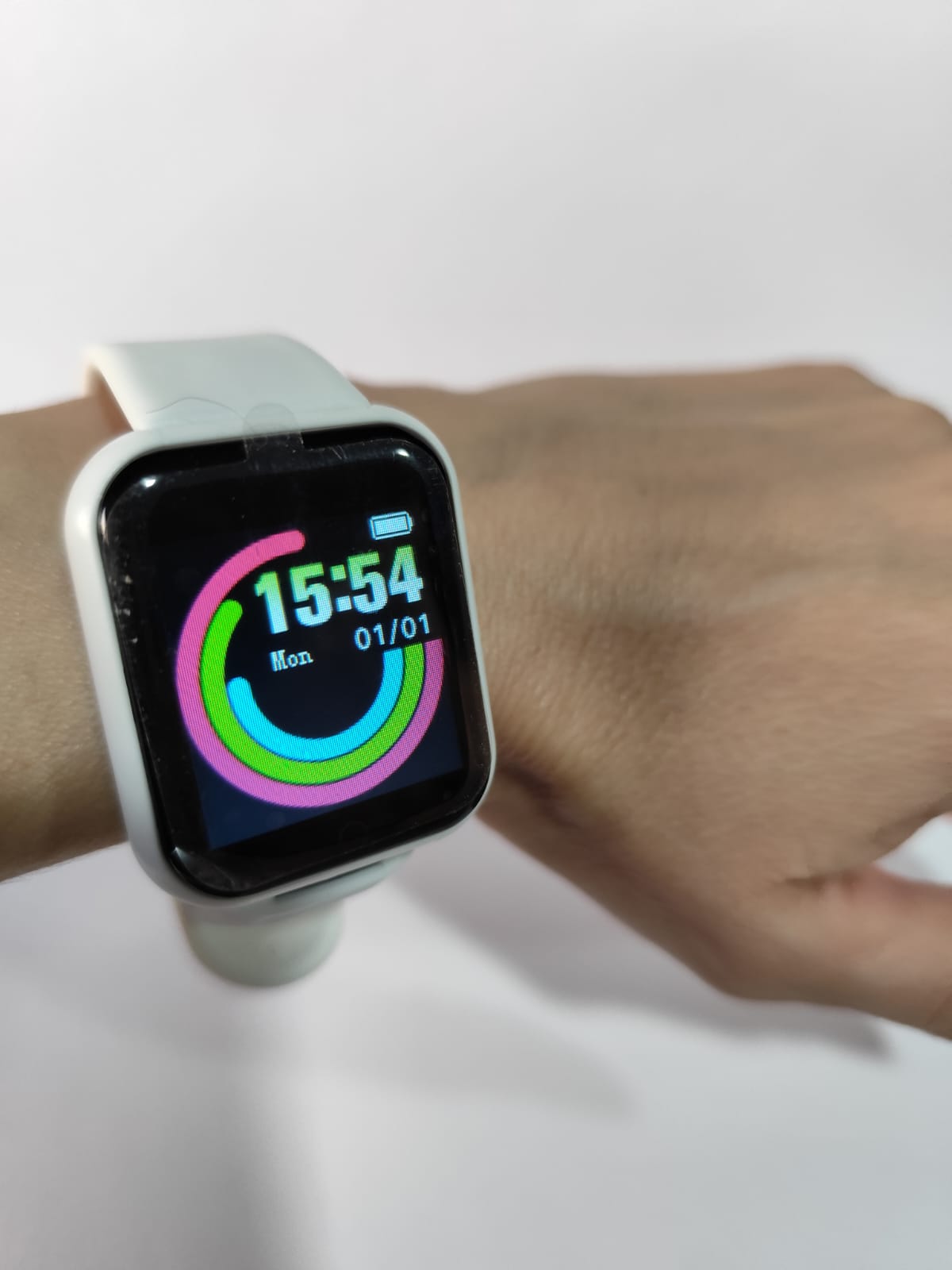 Smartwatch Rectangular Blanco