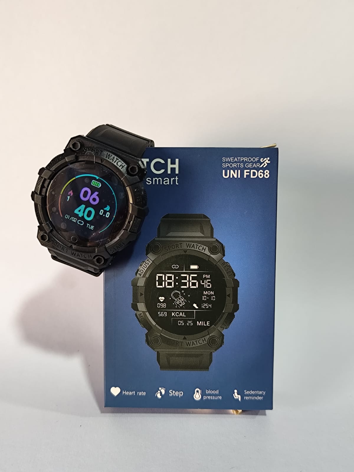 Smartwatch Redondo Malla Negra